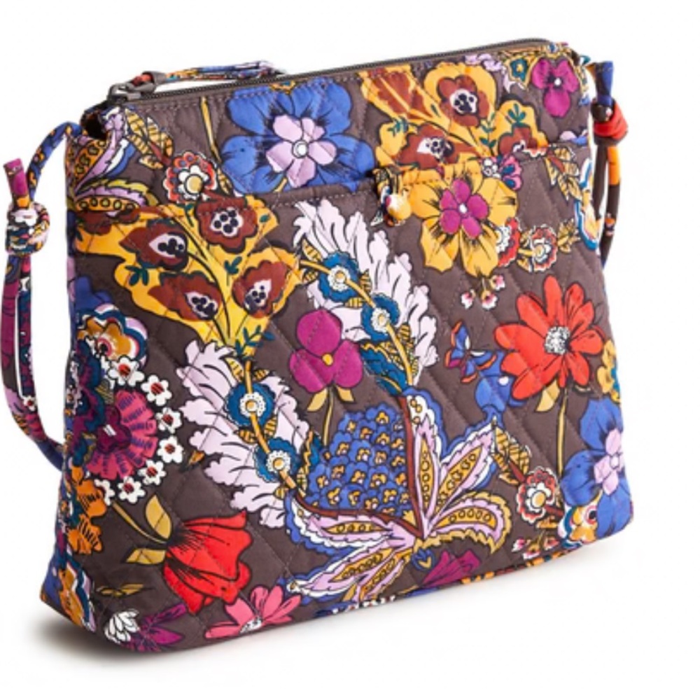 Vera Bradley original hipster purse.  Colorful bouquet print.  NWT.
